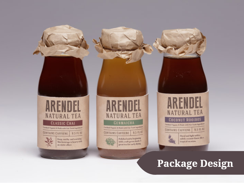 Arendel Natural Tea Package Design Case Study