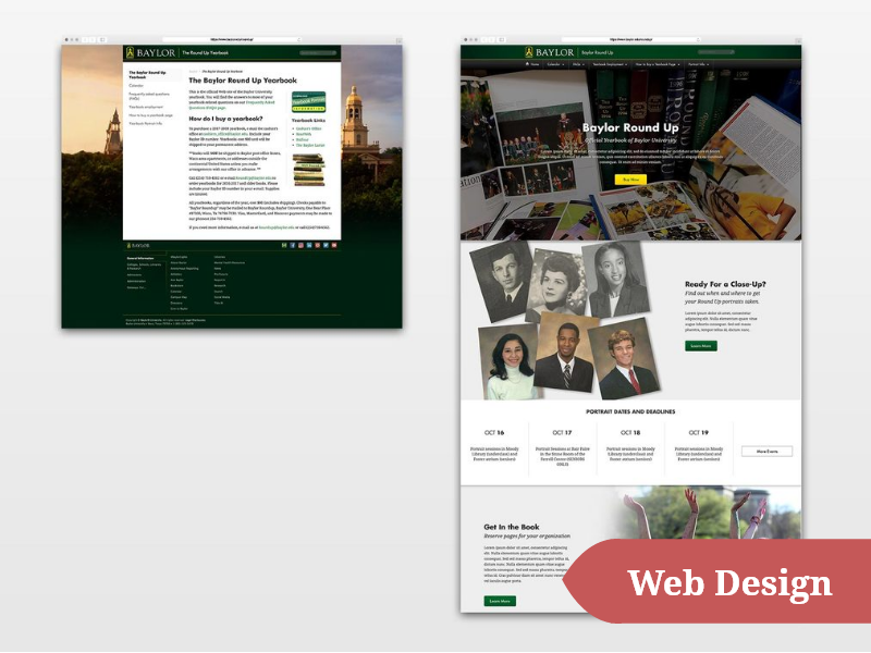 Baylor University Web Design Case Study